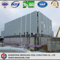 Fully Covered Steel Structure Warehouse with Canopy Shed